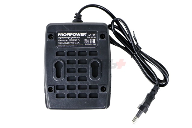Зарядное устройство для Li-ion аккумуляторов A1158 PROFIPOWER 16V, 2.0Ач, LI-18F