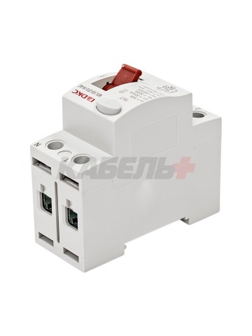 Устройство защитного отключения УЗО ВДТ YON MAX MDL100, 2P, 30mA, 16A, тип АС DKC