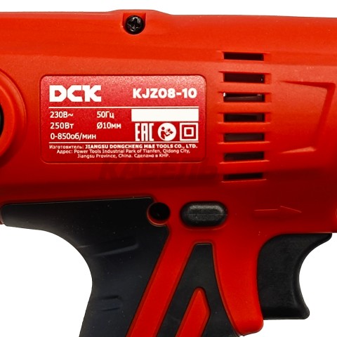 Дрель-шуруповерт сетевой KJZ08-10 DCK (KJZ08-10)