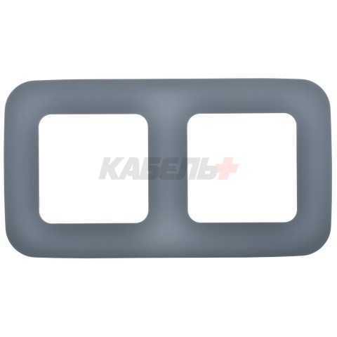 FLITE Рамка 2-местная РУ-2-А-ФлМ маренго IEK