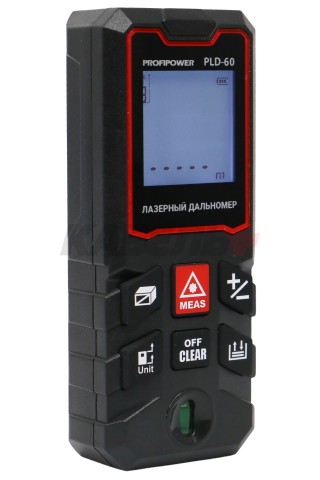Дальномер лазерный E0268 PROFIPOWER 60 метров PLD-60