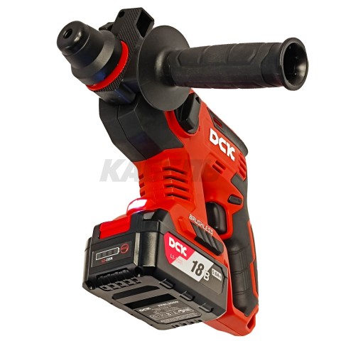 Перфоратор SDS-Plus аккумуляторный KDZC22 (18V * 2*5.0Ah / 2.1Дж / 22 мм / BL / Кейс), DCK