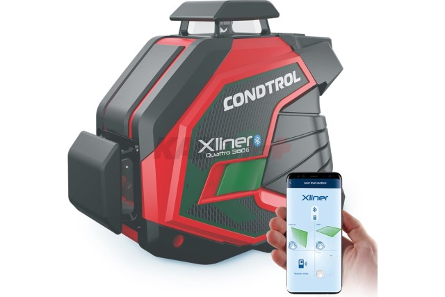 Лазерный нивелир Xliner Quattro 360G CONDTROL (7-2-105)