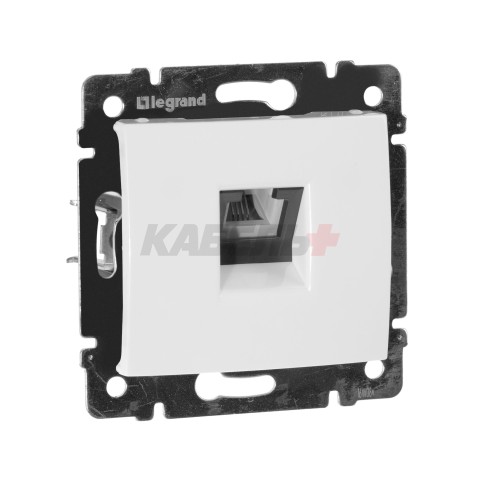 VALENA Розетка телефонная RJ11 белый