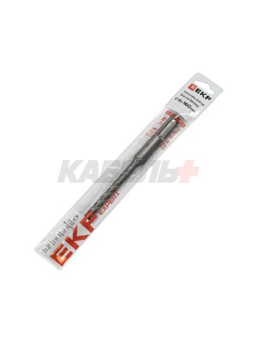 Бур по бетону SDS-plus 6x160 мм (4 резца) EKF Expert