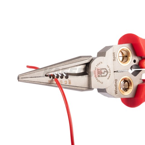 Мультитул-длинногубцы (7 в 1) с функцией снятия изоляции, резки и детектором напряжения (КВТ)
