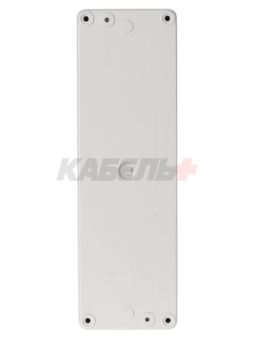 Корпус КП104 c козырьком для кнопок, 4 места, ABS желтый, IP66 TDM