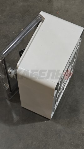 ПАНЕЛЬ ABS С ПЛАСТИКОВОЙ ПРОЗРАЧНОЙ КРЫШКОЙ 20X30X13