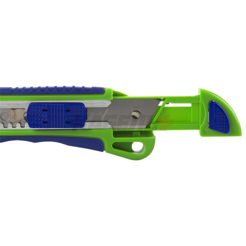 Нож технический, 3 сегментированных лезвия, 18 мм, G-Tec, General