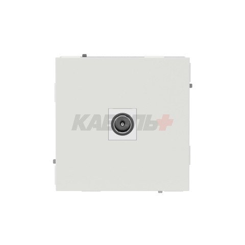 Розетка TV одиночная, KANT, белый песок DKC