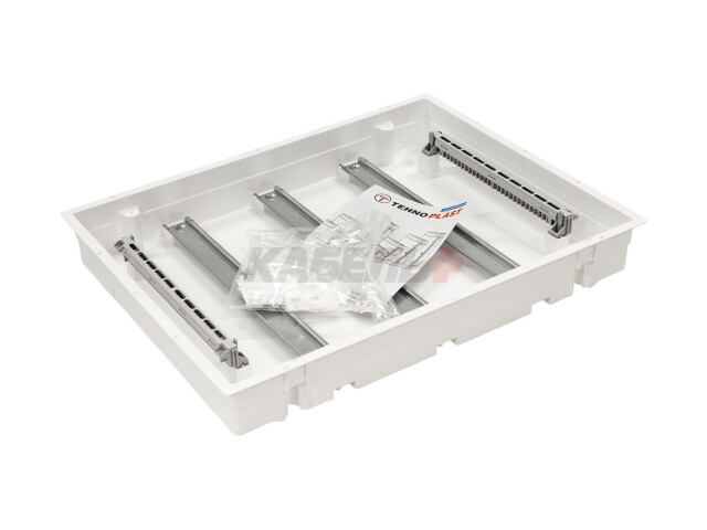 U3x18C, Щит встраиваемый, 3 ряда, 54 мод., прозрач. дверца, IP40