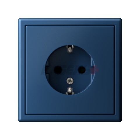 ARTGALLERY РОЗЕТКА с заземлением со шторками, 16А, механизм, АКВАМАРИН