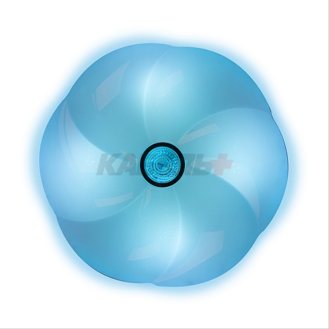 Светильник потолочный с/д General GSMCL-Smart43 108w Fan RGB 108Вт 3000-6500К 7300Лм 450х87мм с пультом (800343) (1/10)