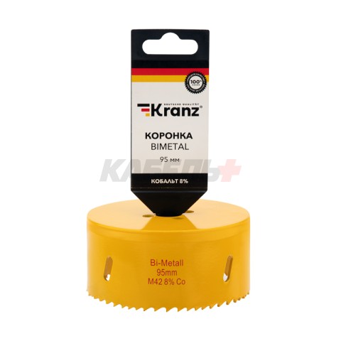 Коронка Bimetal 95мм KRANZ