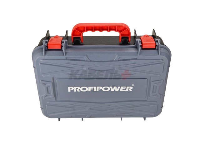 Аккумуляторный угловой гайковерт бесщеточный E0127 ProfiPower CNDTW-18B (Li-ion-2шт, 2.0Ач, 400Нм, З/У, в коробке)