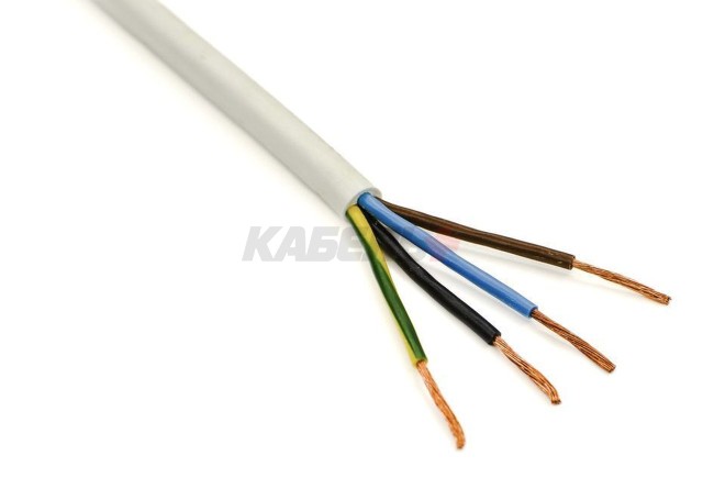 Провод ПВСн 3х1,5+1х1,5 БЕЛЫЙ