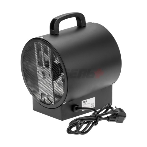 Пушка тепловая электрическая, круглая, прямоугольная подставка, ТЭН, 3кВт REXANT