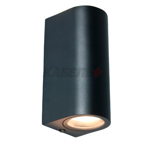 Фасадный светильник GWL-2MR16-GU10-R-IP65 BLACK