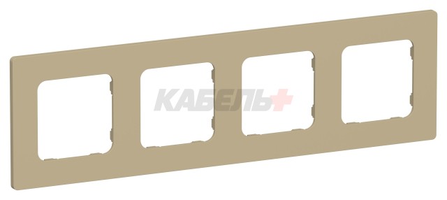 FLITE Рамка 4-местная РУ-4-К-ФлХ хаки IEK