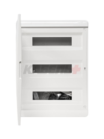 TEKFOR Корпус пластиковый ЩРВ-П-54 IP41 белая дверь IEK