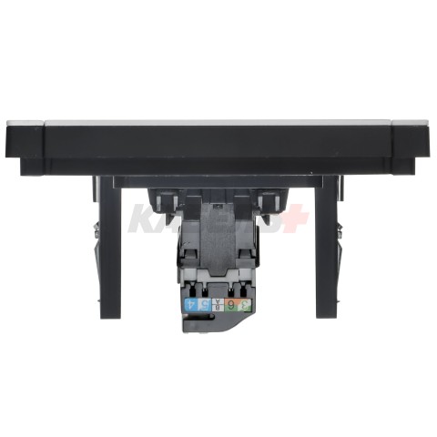 FORTE&PIANO Розетка компьютерная RJ45 кат.5E FP232M металл белый IEK