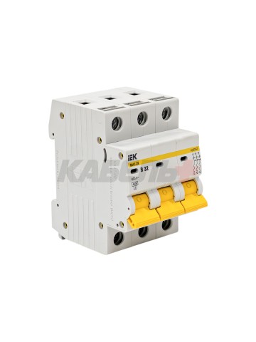 KARAT Автоматический выключатель ВА47-29 3P B 32А 4,5кА IEK