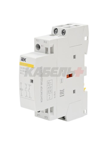 Контактор модульный КМ20-20М AC IEK
