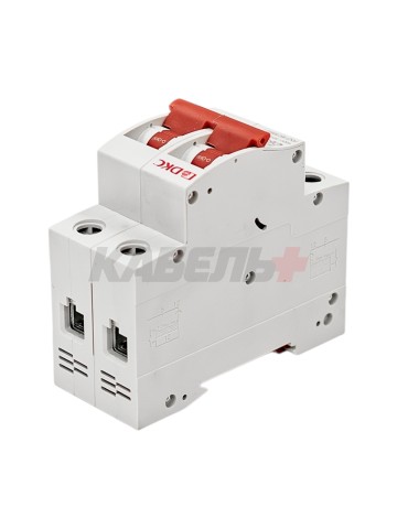 Автоматический выключатель YON max типа MD63S, 4,5кА, 2 полюса, хар-ка C, 63А DKC