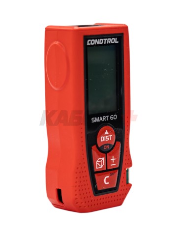 Дальномер лазерный SMART 60 (Красный - 60 м / +- 1,5 мм / 2хААА / Чехол), CONDTROL
