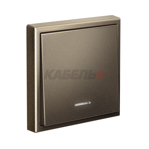 ARTGALLERY 1-клавишный ВЫКЛЮЧАТЕЛЬ с подсветкой, сх.1а, 10АХ, механизм, МОККО