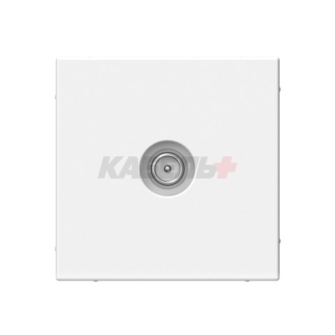 ARTGALLERY TV РОЗЕТКА оконечная 1DB, механизм, БЕЛЫЙ