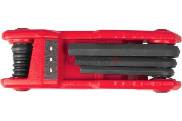 Набор_Ключи складные Hex 1,5 - 8 мм (8 шт), MILWAUKEE