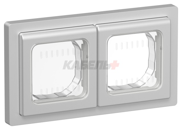 FLITE Рамка 2-местная IP55 Рпро-2-55-ФлА алюминий IEK