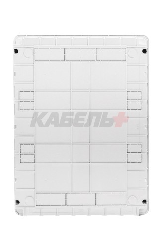 TEKFOR Корпус пластиковый ЩРВ-П-54 IP41 черная прозрачная дверь IEK