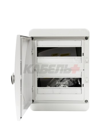 TEKFOR Корпус пластиковый КМПн-24 IP65 серая непрозрачная дверь IEK