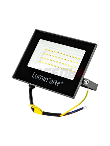 Светодиодный прожектор LUMIN'ARTE LFL-50W/06 50Вт 5700К IP65 4000лм серый корпус 140х103х28 1/40