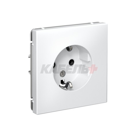 ARTGALLERY РОЗЕТКА с заземлением, 16А, механизм, БЕЛЫЙ