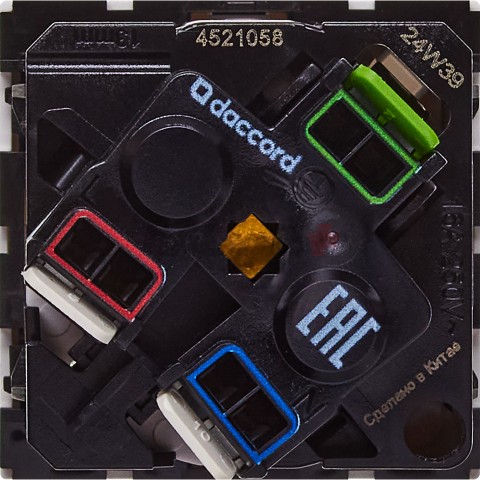 Розетка 45град с заземляющим контактом без защитной шторки и безвинтовым зажимом (2 модуля) белая