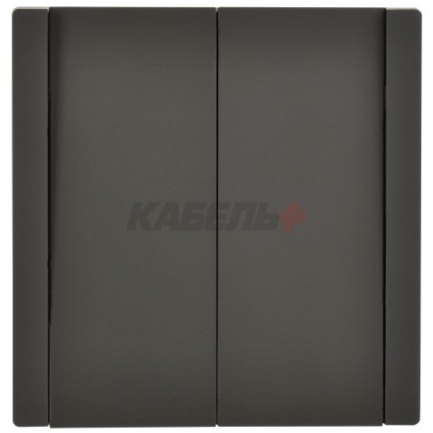 FORTE&PIANO Выключатель 2-клавишный перекрестный 10А FP309 серый IEK