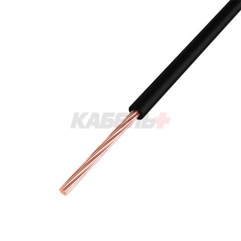 Провод ПГВА 1х0,50мм², черный, бухта 100м REXANT