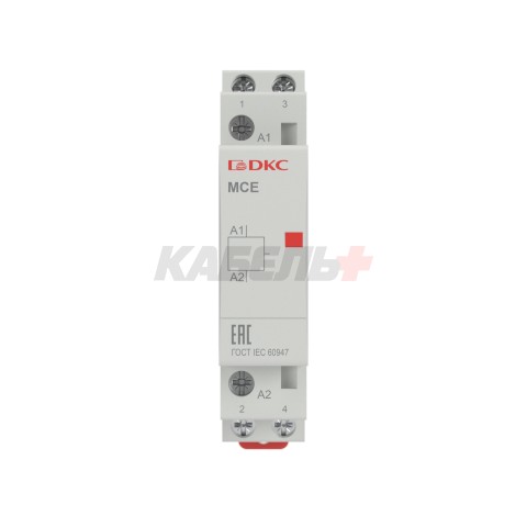 Контактор модульный YON max типа MCE, 2P, 20A, 240В, 1НО+1НЗ
