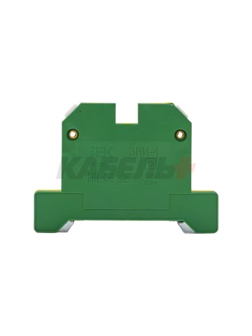 Зажим наборный ЗНИ-4PEN 4мм2 (JXB-земля) IEK