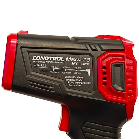 Пирометр инфракрасный Maxwell 3 (Красный / -30 С ... +380 С / +-2 С / 2*ААА), CONDTROL