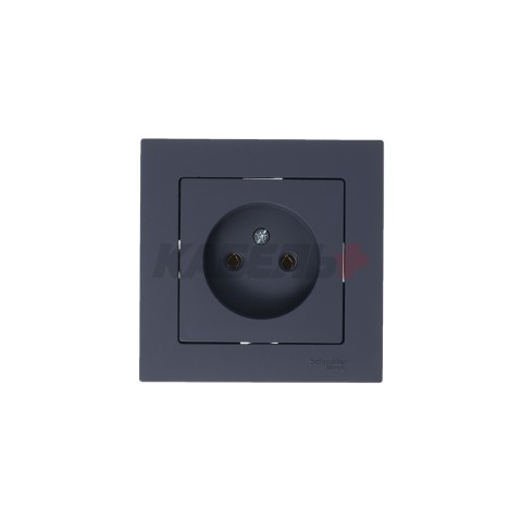ATLASDESIGN РОЗЕТКА без заземления без шторок, 16А, механизм, ГРИФЕЛЬ