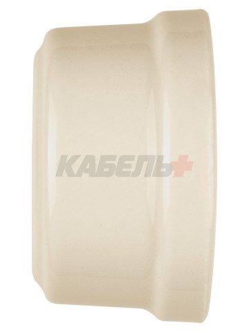 Розетка фарфоровая 2П 10А 250В сл. кость «Болонь» TDM