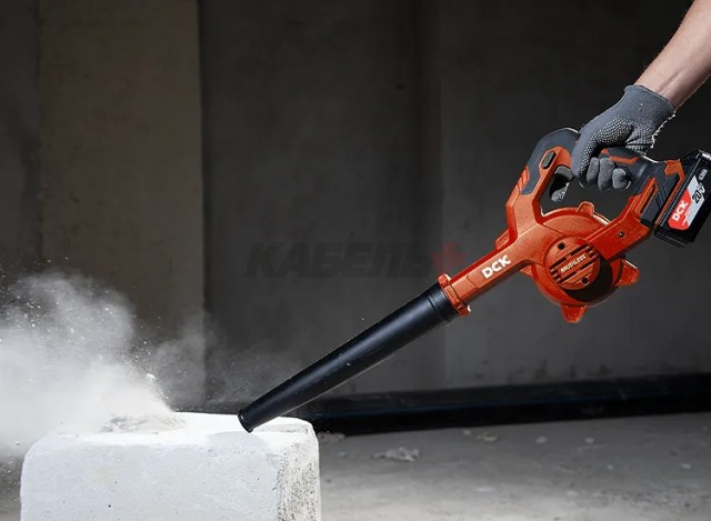 Воздуходувка-пылесос аккумуляторная KDQF32 (18V / без АКБ и ЗУ / 186 м3ч / Коробка), DCK