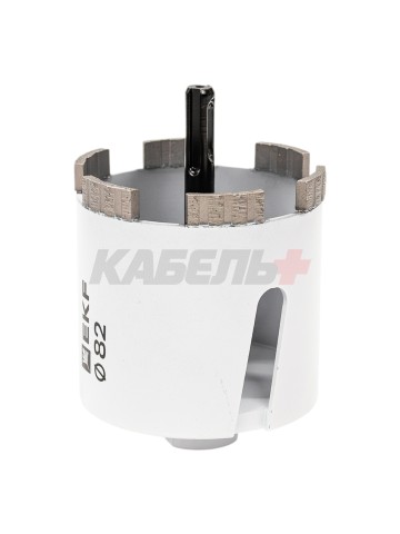 Коронка алмазная Turbo Fast 82 DCH-82TRB Laser M16 EKF Expert