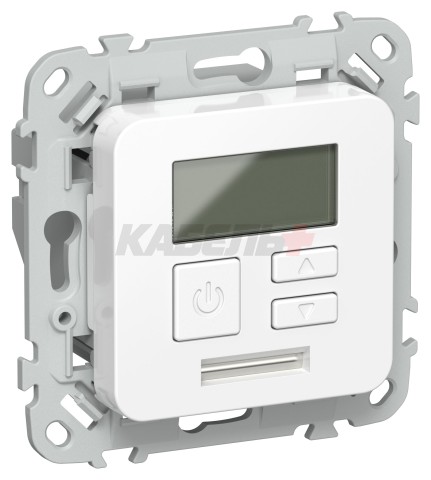 FLITE Термостат электронный с дисплеем 16А Т-ФлБ белый IEK