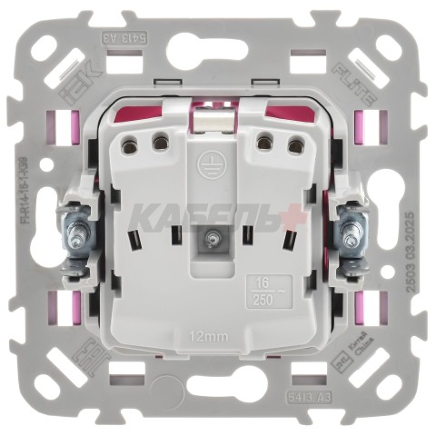 FLITE Выключатель 1-клавишный 10А ВС11-1-0-ФлПр пурпурный IEK