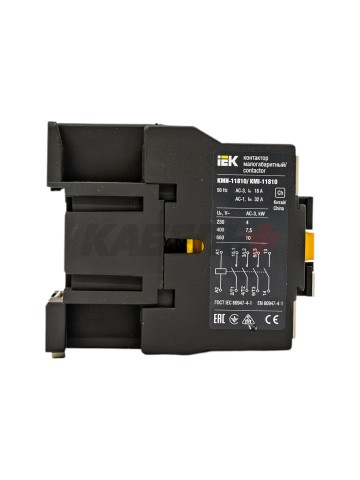 Контактор КМИ-11810 18А 24В/АС3 1NO IEK
